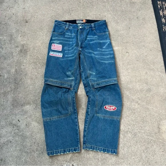ICON JNCO type baggy biker y2k jeans